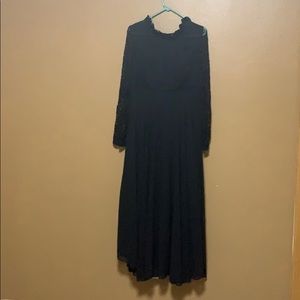 Black Maxi Shein Chiffon Dress